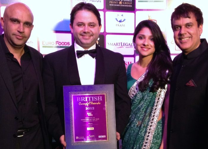 Chakra wins ‘Best Newcomer’ at British Curry Awards 2012