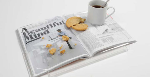 A Food Tray That Lets You Read And Eat At The Same Time