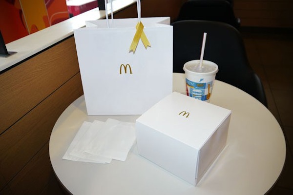 McDonald’s Creates Luxury Burgers With Minimalistic Packaging