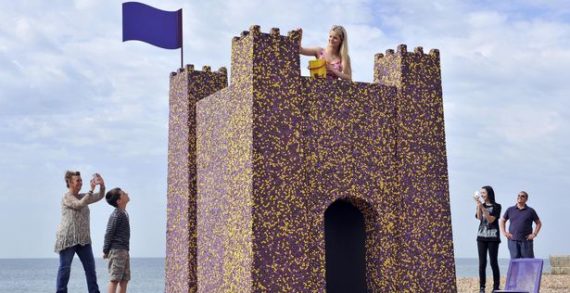 The Cadbury Castle Built From 90,000 Dairy Milk Pebbles