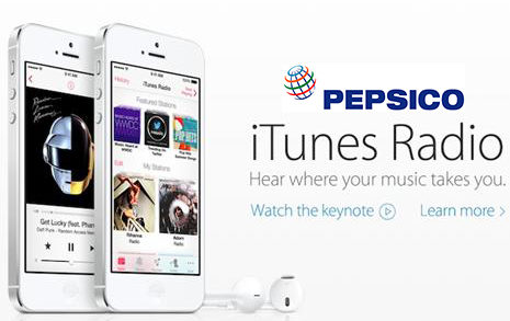 PepsiCo Official Launch Partner for iTunes Radio
