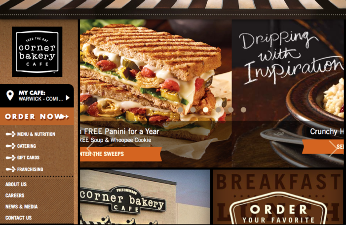 Corner Bakery Cafe Launches New Cutting Edge Website