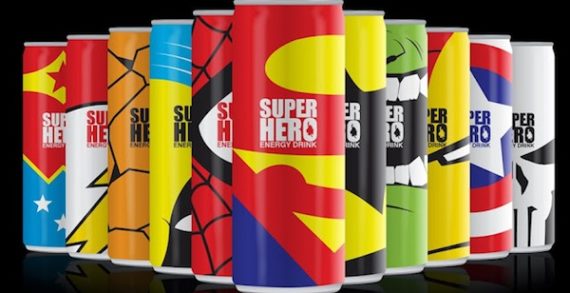 A Concept Design That Gives Energy Drinks A Superheroic Makeover