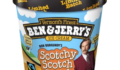 Ben & Jerry’s Launches ‘Anchorman 2′-Themed Ice Cream