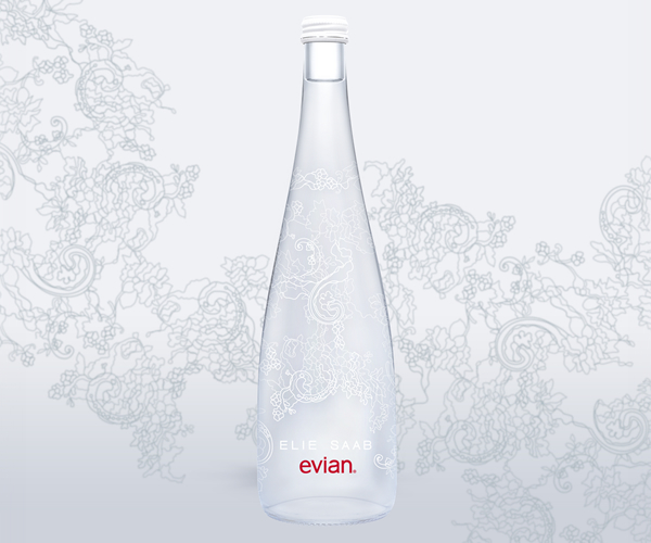 Evian & Elie Saab Celebrate Purity With Limited Edition Bottle