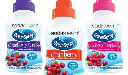 SodaStream Launches Ocean Spray Co-Branded Flavours