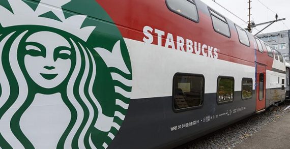 Mobile Starbucks Store in a Train Lets You Enjoy a Cup Of Coffee While on the Go