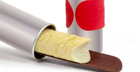 Never Again Get Your Hand Stuck in a Pringles Tube With This Chip Dispenser