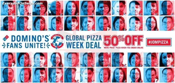 Domino’s Pizza Kicks Off Global Domino’s Week by Offering 50 Percent Off