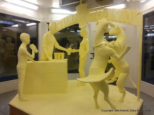 1,000-Pound Butter Sculpture Revealed at Pennsylvania Farm Show