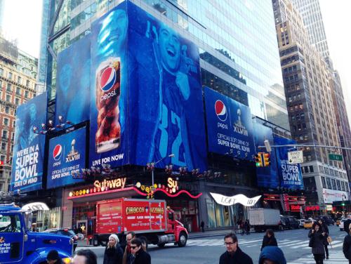 Pepsi Gets New York Hyped for Super Bowl XLVIII