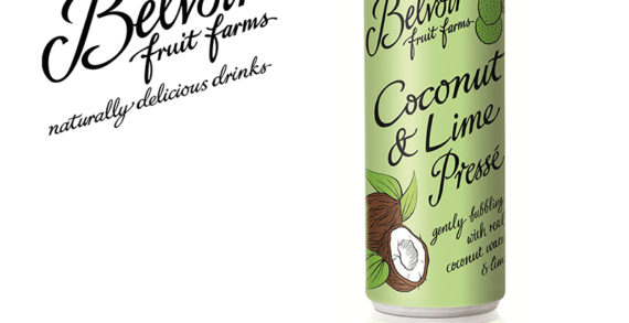 Belvoir Fruit Farms Gets Exotic With New Coconut & Lime Pressé in a Can