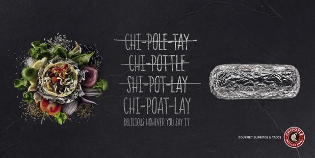 Chipotle Helps the British With Pronunciation in First UK Campaign
