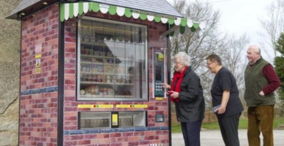 A Giant Vending Machine That Provides Groceries To A Village Without Any Shops