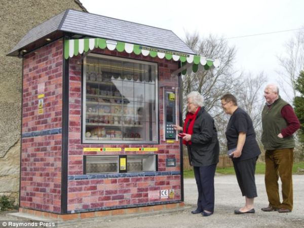 A Giant Vending Machine That Provides Groceries To A Village Without Any Shops