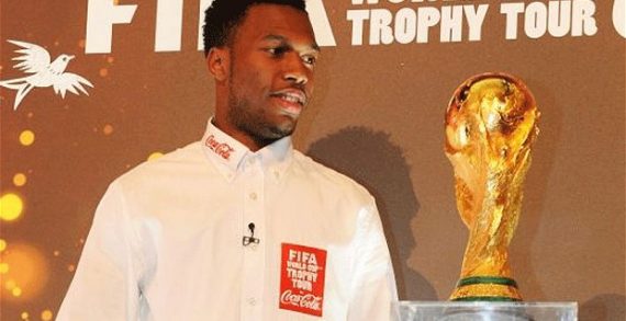 Daniel Sturridge Welcomes FIFA World Cup Trophy Tour by Coca-Cola to UK