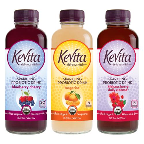 KeVita Announces Launch Of Three New, Probiotic-Packed Drink Flavors