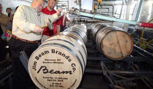 Jim Beam Makes History, Fills 13 Millionth Barrel Of Bourbon