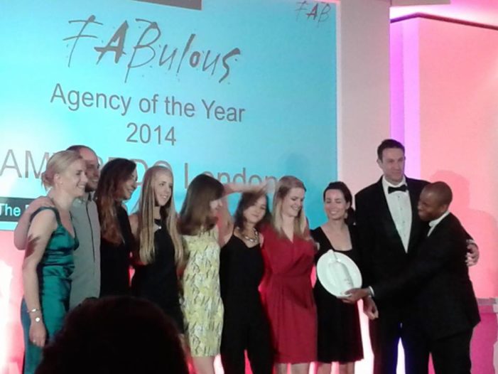 AMV BBDO Wins FAB Agency of The Year 2014