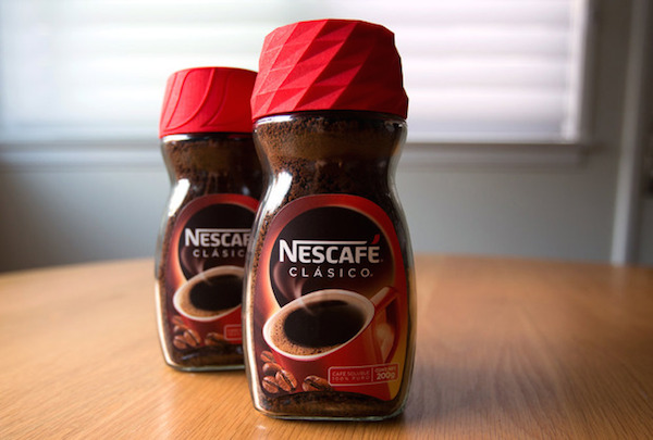 Nescafe’s New Coffee Jar has a 3D-Printed Lid that Doubles as an Alarm Clock