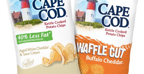Cape Cod Potato Chips Launches Two Savory New Cheese Flavours
