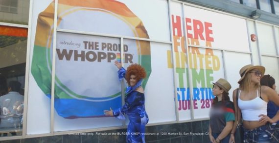 Burger King Creates Rainbow-Wrapped ‘Proud Whopper’ To Celebrate LGBT Pride