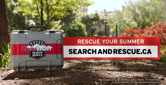 Coors Light Launches Search & Rescue Mission to Save Canadians From an Average Summer