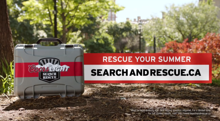 Coors Light Launches Search & Rescue Mission to Save Canadians From an Average Summer