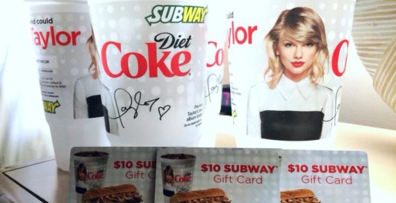Subway Team with Diet Coke to Offer Fans Exclusive Chance to Meet Taylor Swift
