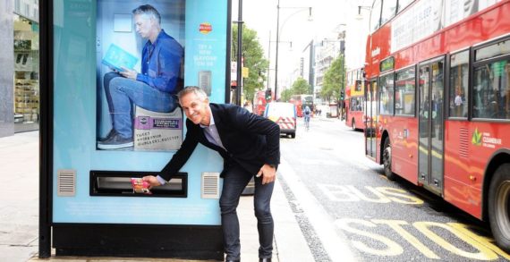 Walkers Installs Three Twitter-Activated Vending Machines in London