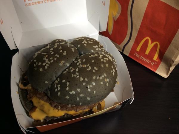 McDonald’s Japan Releases A Black, Halloween-Themed Squid Ink Burger