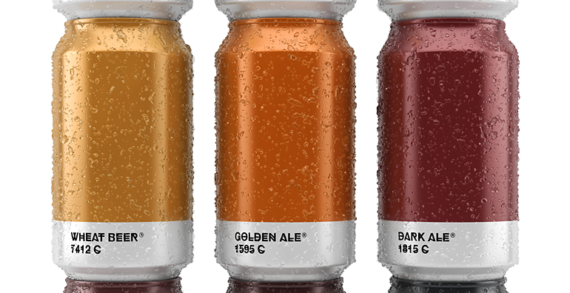 Creative Beer Packaging Pairs Beer Colours With Their Matching Pantone Shades