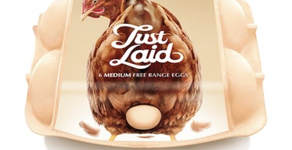 Cheeky Egg Packaging Shows A Hen ‘Laying’ Fresh Eggs