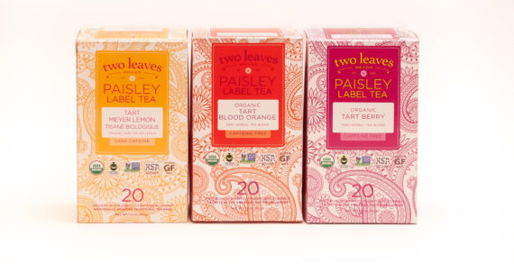 Two Leaves & a Bud Tea Company Unveils New Organic Paisley Tarts