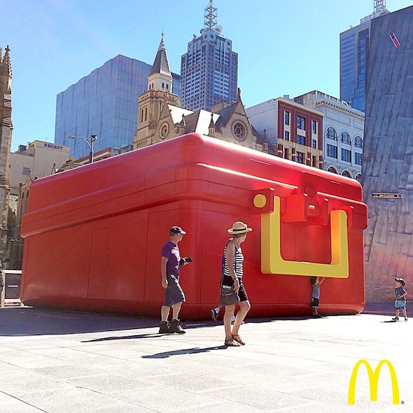 McDonald’s Sets Up Huge Lunch Box-Shaped Restaurant To Promote New Items