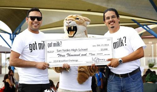 California Schools Win “Got Milk?” Breakfast Challenge