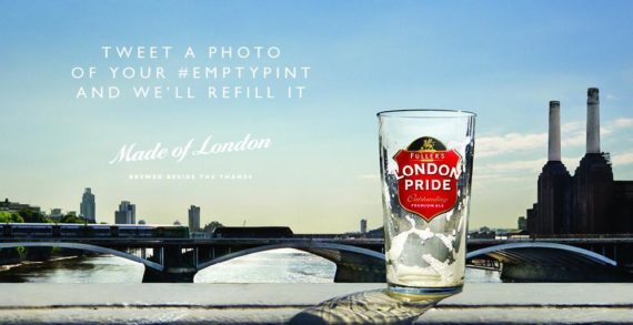 The Corner is Filling #EmptyPints with a London Pride Social Campaign