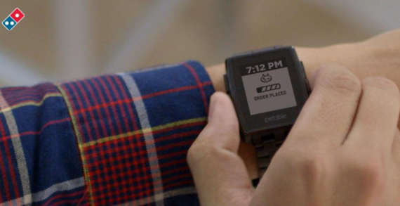 Domino’s Partnering with Pebble To Put Its Tracker on Your Wrist