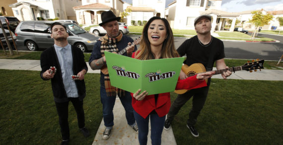 Jessica Sanchez Spreads Holiday Cheer With New M&M’s Crispy