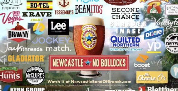 Newcastle Brown Ale Squeezes 37 Brands Into Super Bowl Ad