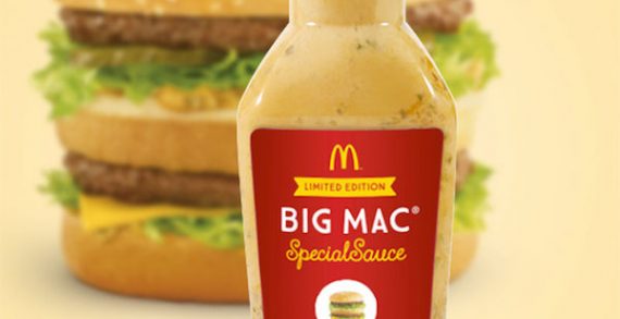 McDonald’s Is Now Selling The Secret Sauce In Its Big Mac For US$18,000