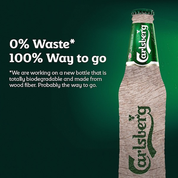 Carlsberg Will Soon Serve Its Beer In ‘World’s First’ Biodegradable Bottle