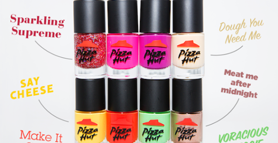 Pizza Hut Launches A Line Of Nail Polishes Inspired By Their Pizza Creations