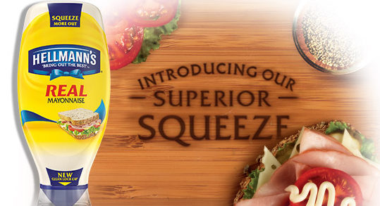 Hellmann’s Makes Up For Lost Mayo With New Squeeze Bottle Designed