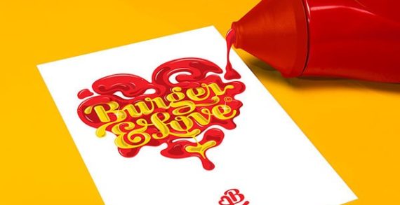 Playful Burger Bar Brand Identity with a ‘Ketchup & Mustard’ Logo