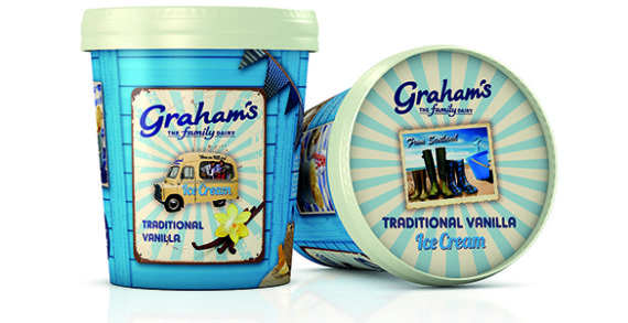 threebrand Create Ice Cool Packaging Range For Graham’s The Family Dairy