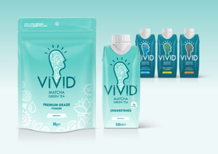 BrandOpus Design New Vivid Drinks Launches: Unsweetened Tea & Matcha Powder