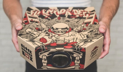 Ogilvy Hong Kong Creates World’s First Pizza Box Movie Projector