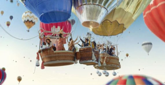 Ogilvy Paris’ Hot Air Balloon Party for Perrier is Absolute Madness