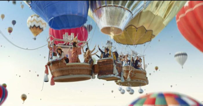 Ogilvy Paris’ Hot Air Balloon Party for Perrier is Absolute Madness